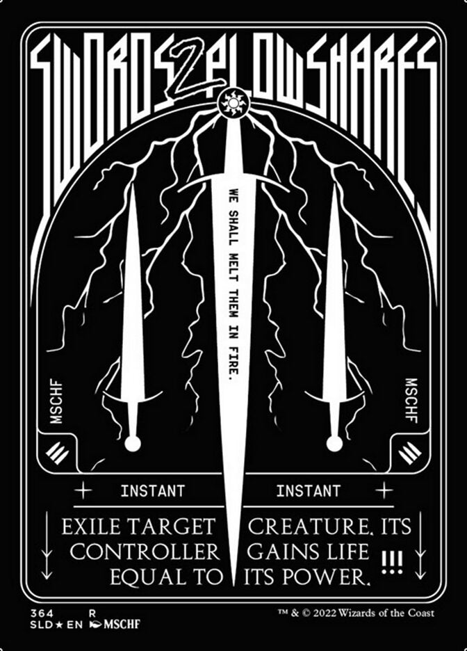 Swords to Plowshares (364) (Foil Etched) [Secret Lair Drop Series]