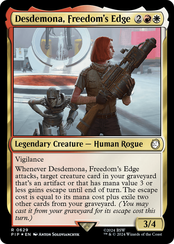 Desdemona, Freedom's Edge (Surge Foil) [Fallout]