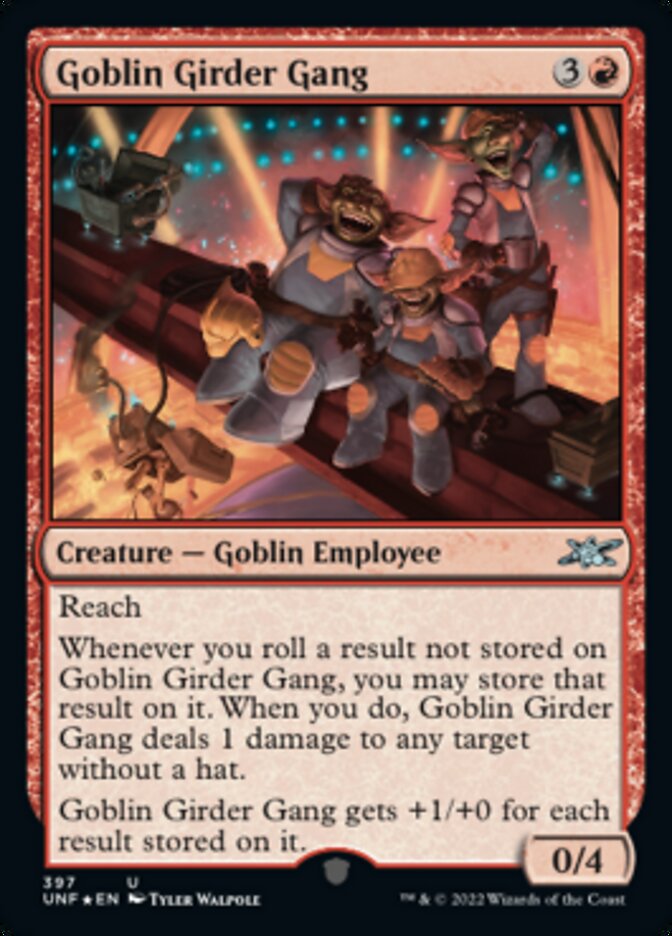 Goblin Girder Gang (Galaxy Foil) [Unfinity]