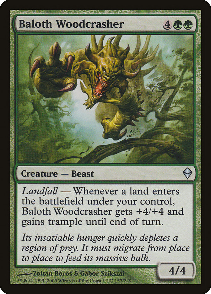 Baloth Woodcrasher [Zendikar]