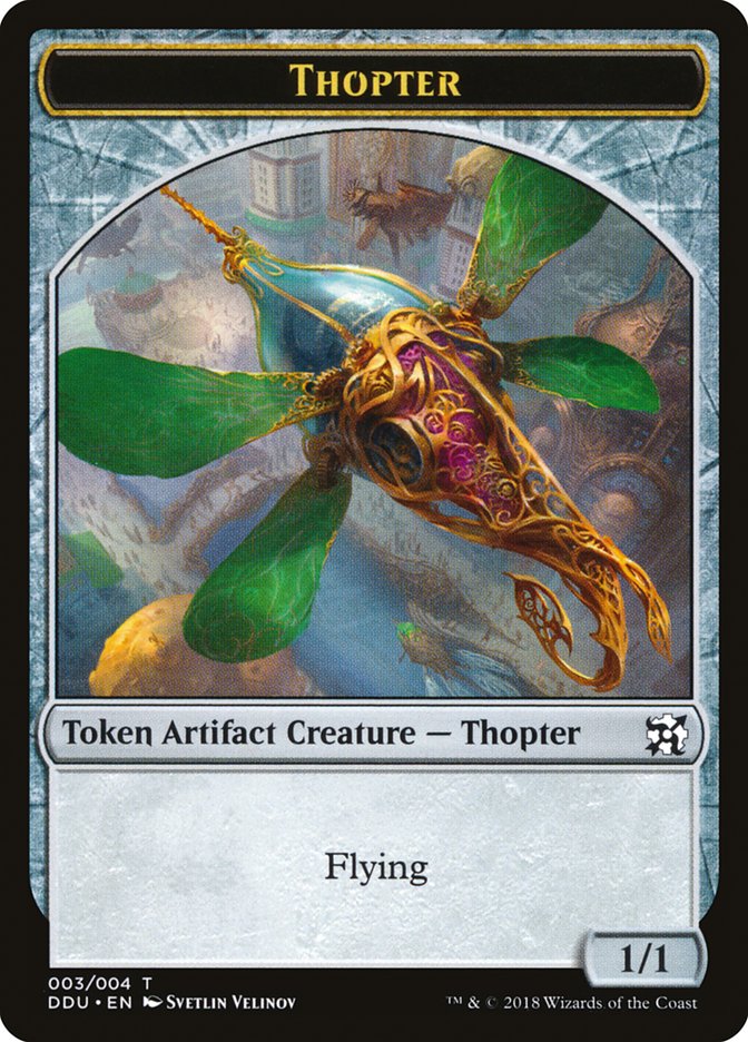 Thopter Token (003/004) [Duel Decks: Elves vs. Inventors Tokens]