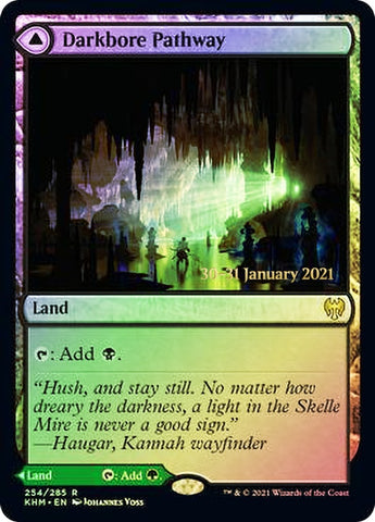 Darkbore Pathway // Slitherbore Pathway [Kaldheim Prerelease Promos]