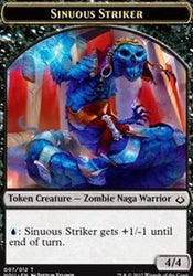 Sinuous Striker // Cat Double-Sided Token [Hour of Devastation Tokens]