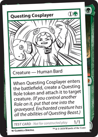 Questing Cosplayer [Mystery Booster 2 Playtest Cards]