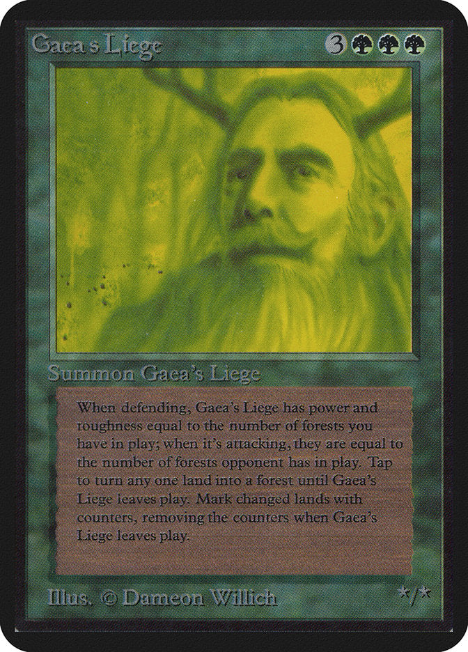 Gaea's Liege [Alpha Edition]