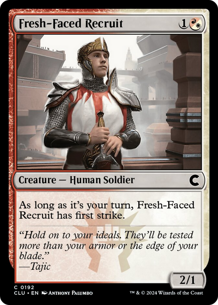 Fresh-Faced Recruit [Ravnica: Clue Edition]