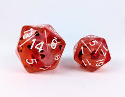 Role 4 Initiative 29mm XL D20 Dice with Symbol