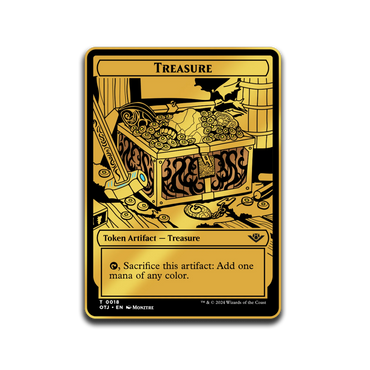 Pinfinity AR Pin - Magic: The Gathering - OTJ Treasure Token